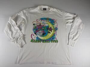 Vintage 1995 Mardi Gras Straya California Creole Cafe Long Sleeve L